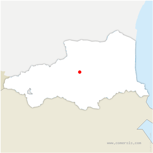 carte de localisation d'Espira-de-Conflent