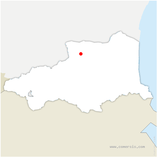 carte de localisation de Felluns