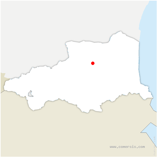 carte de localisation d'Ille-sur-Têt