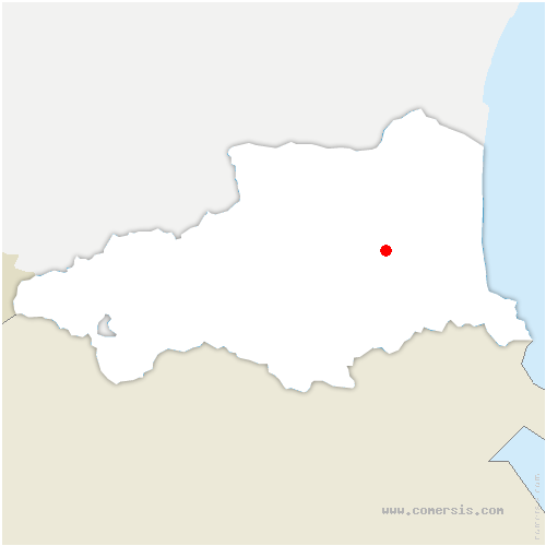 carte de localisation de Llupia