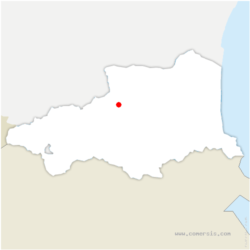 carte de localisation de Molitg-les-Bains