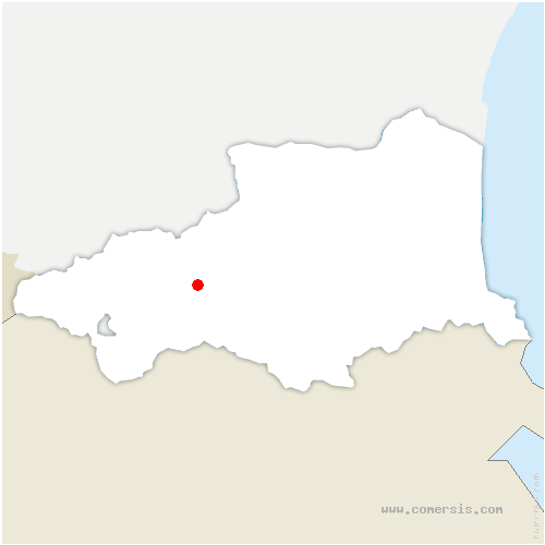 carte de localisation de Oreilla