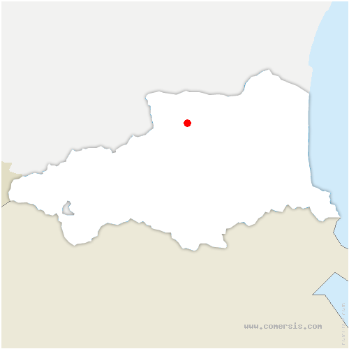 carte de localisation de Pézilla-de-Conflent