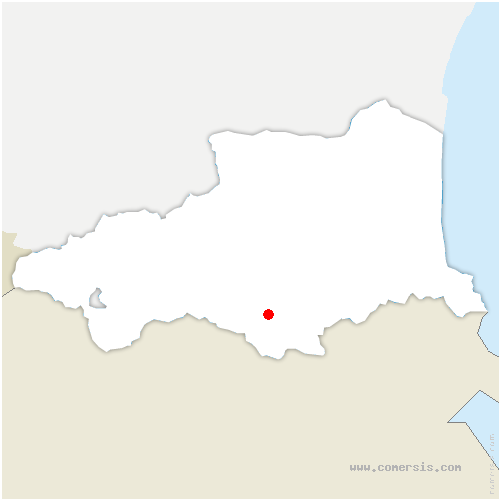 carte de localisation de Prats-de-Mollo-la-Preste
