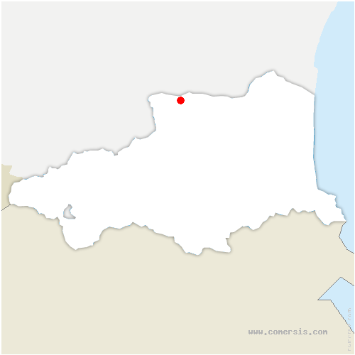 carte de localisation de Prugnanes