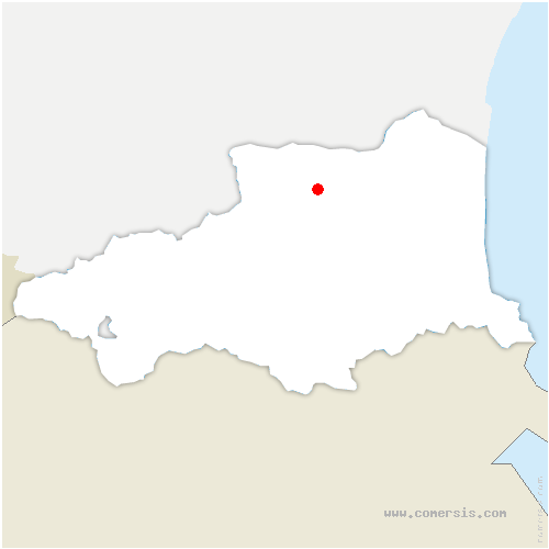carte de localisation de Rasiguères