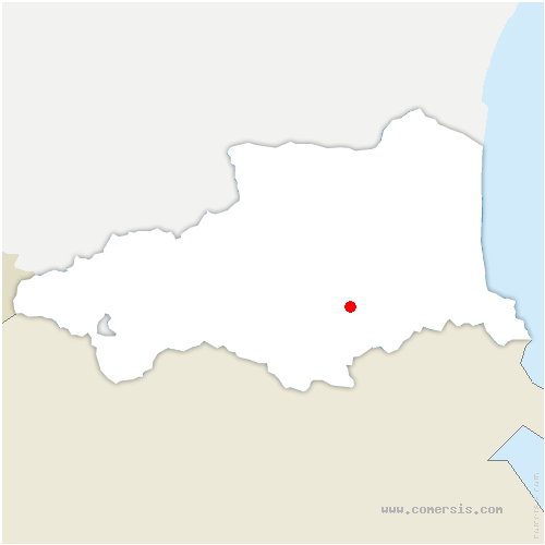 carte de localisation de Reynès