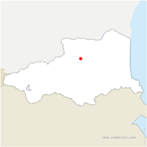 carte de localisation de Rodès