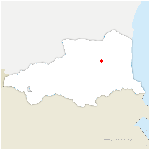 carte de localisation de Saint-Féliu-d'Amont