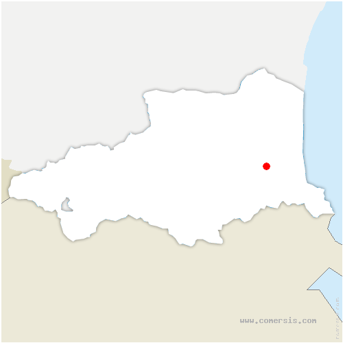 carte de localisation de Saint-Jean-Lasseille