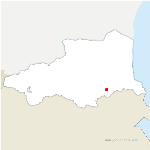 carte de localisation de Saint-Jean-de-Barrou