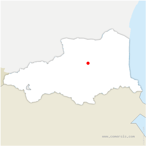 carte de localisation de Saint-Michel-de-Llotes
