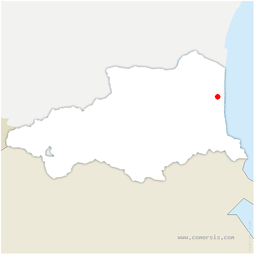 carte de localisation de Sainte-Marie