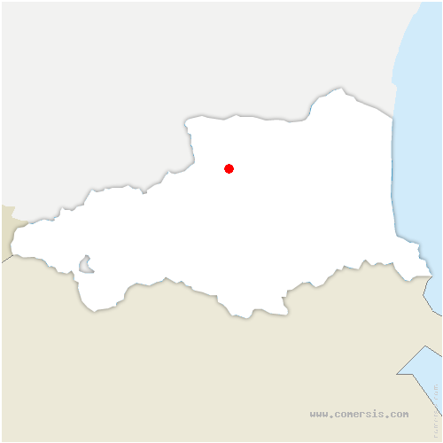 carte de localisation de Trévillach