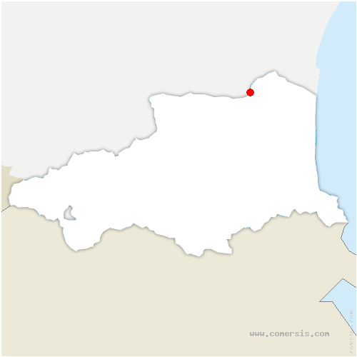 carte de localisation de Vingrau