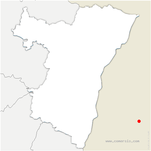 carte de localisation d'Angomont