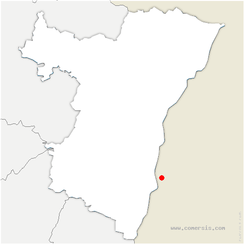 carte de localisation de Bébing