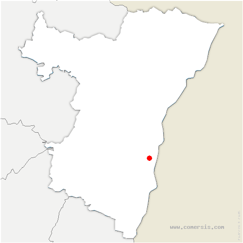 carte de localisation de Berthelming