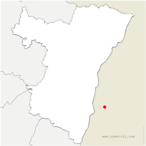 carte de localisation de Buhl-Lorraine