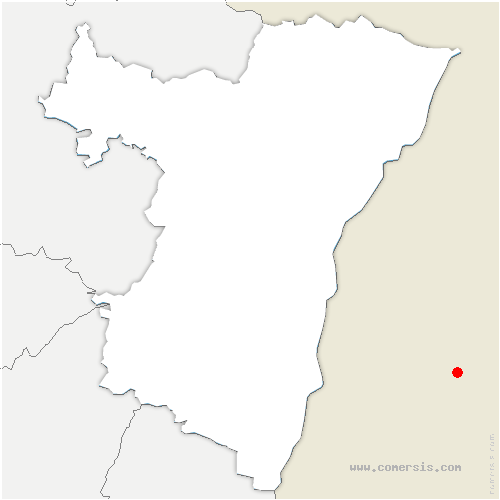 carte de localisation de Cirey-sur-Vezouze