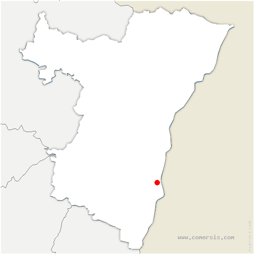 carte de localisation de Diane-Capelle