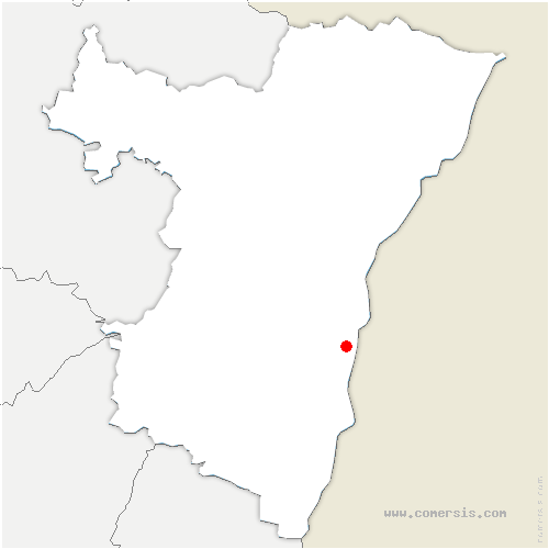 carte de localisation de Fénétrange