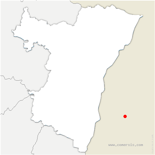carte de localisation de Garrebourg