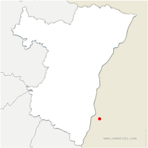 carte de localisation de Métairies-Saint-Quirin