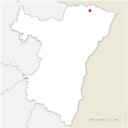 carte de localisation d'Oberhoffen-lès-Wissembourg
