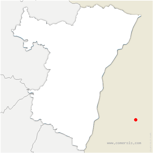 carte de localisation de Parux