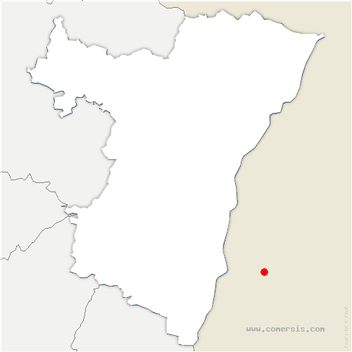 carte de localisation de Troisfontaines