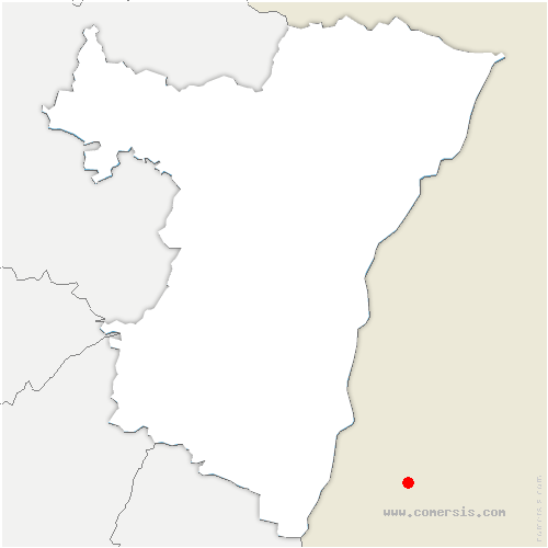 carte de localisation de Turquestein-Blancrupt