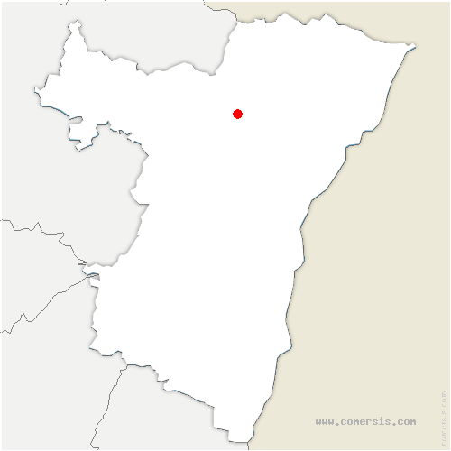 carte de localisation d'Uberach