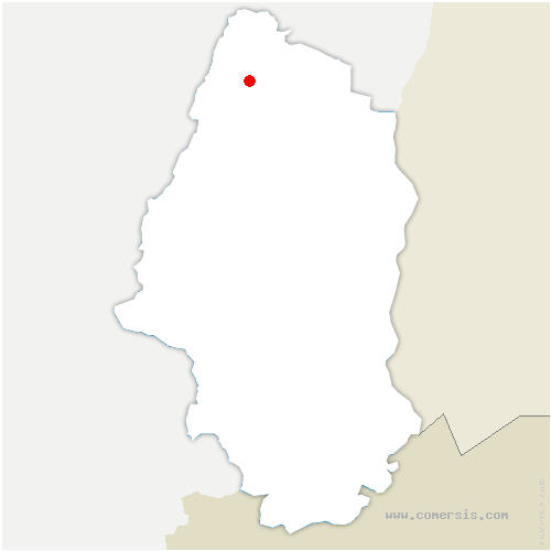 carte de localisation de Fréland