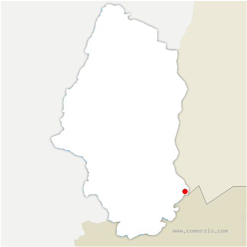 carte de localisation de Huningue