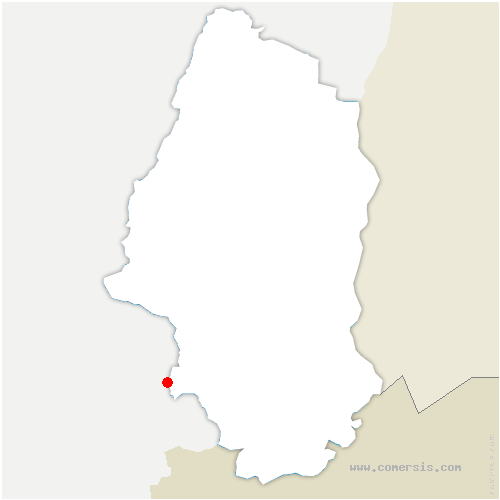 carte de localisation de Maisonsgoutte