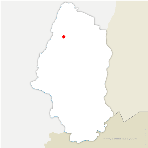 carte de localisation de Orbey