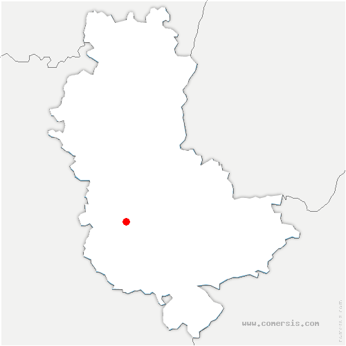 carte de localisation de Brussieu