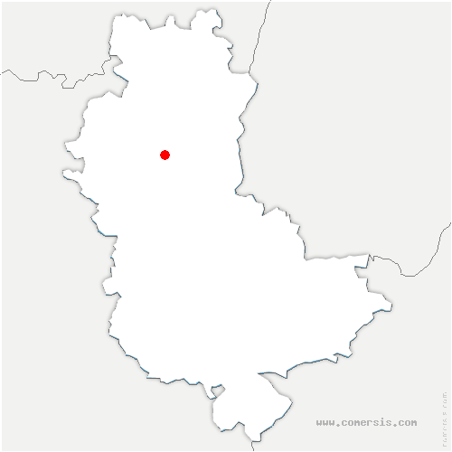 carte de localisation de Chambost-Allières