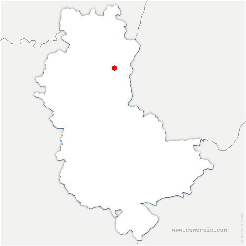 carte de localisation de Charentay