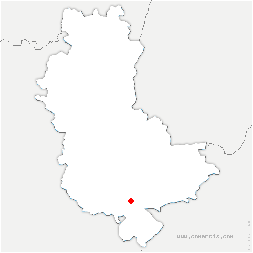 carte de localisation de Chassagny