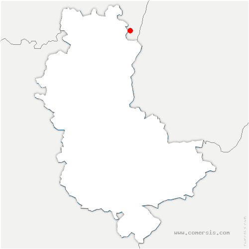 carte de localisation d'Écoche