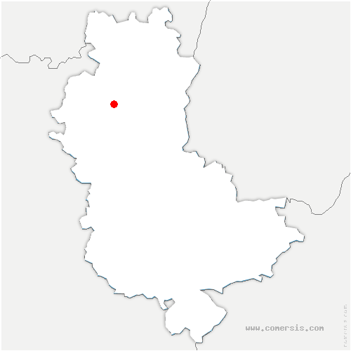 carte de localisation de Lamure-sur-Azergues