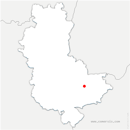 carte de localisation de Marcenod