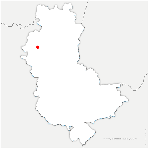 carte de localisation de Meaux-la-Montagne