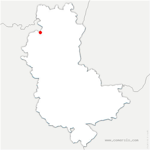 carte de localisation de Poule-les-Écharmeaux