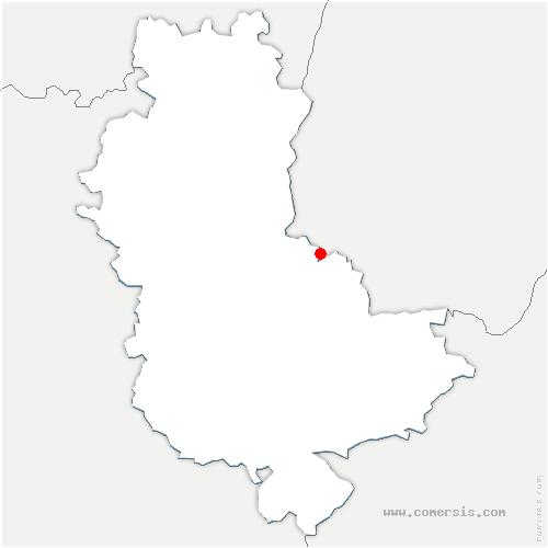 carte de localisation de Quincieux