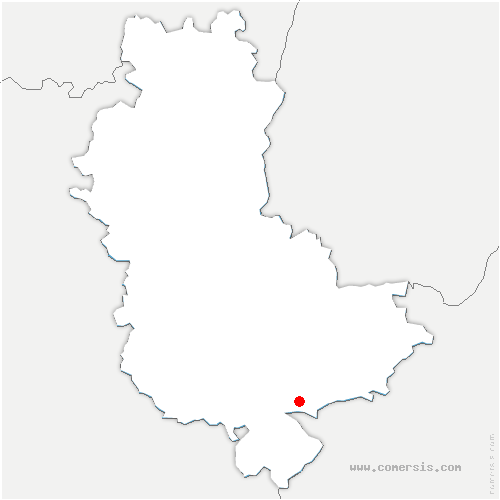 carte de localisation de la Ricamarie