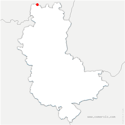 carte de localisation de Saint-Bonnet-des-Bruyères