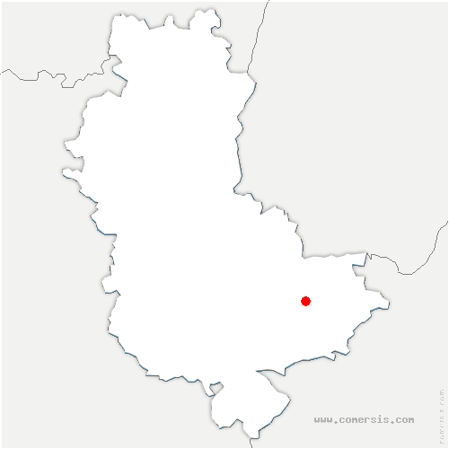 carte de localisation de Saint-Christo-en-Jarez